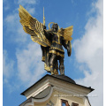 large outdoor garden sculptures classics metal craft st. michael statue